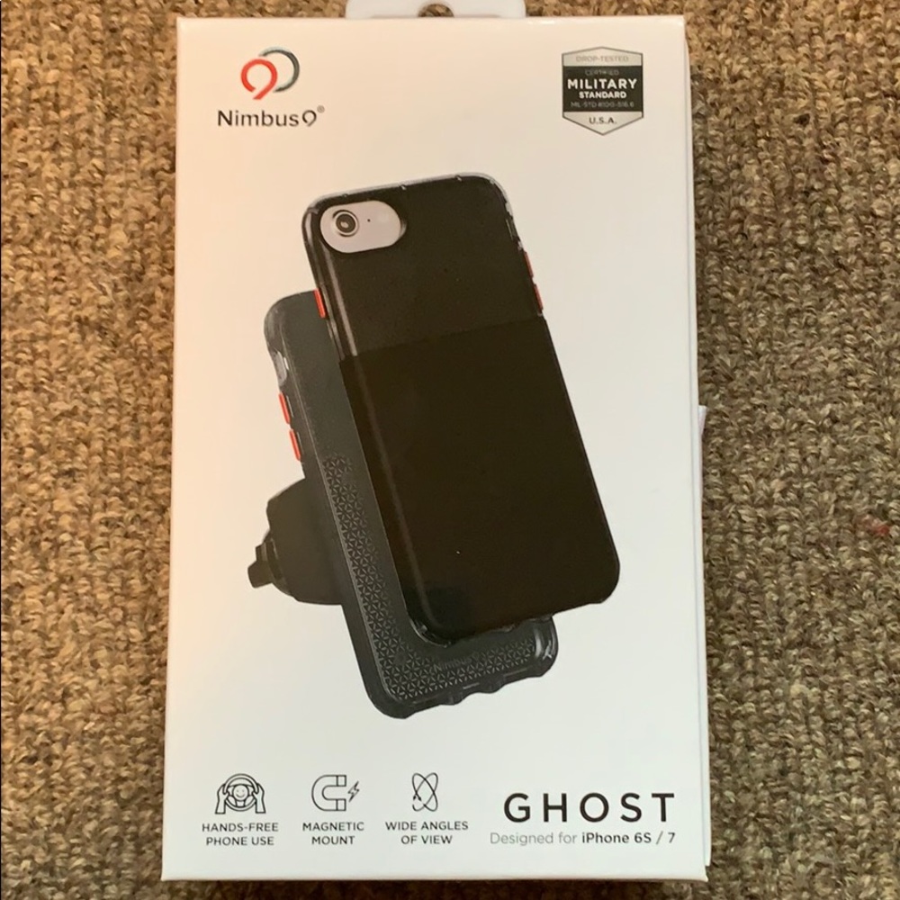 iPhone 6s/7 case and car mount
